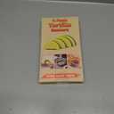 Tortilla Sealer Crimper Press - 4pcs Quesadilla Maker for 10"+8"+6"+4" Flour Tortillas |Make Sealed Taco,Quesadilla,Empanada,Burrito,Dumpling,Sandwich,BPA-Free Dishwasher Safe (Grey Yellow)