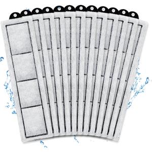 Driamor 12 Pack RF-S Filter Cartridges, Aquarium Filter Cartridges Refill Compatible with Desktop Aquariums with Small Retreat Filters