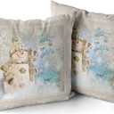 ONGING Decorative Throw Pillow Case White and Grey Geometry Pink Rose Gold Triangle Marble Black Pattern Pillowcase Cushion Cover Two Side Design Printed Square Size 16 x 16 inch (Set of 1), Multi 04