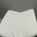 Sweetcrispy 7.5 Inch Wedge Pillow, Body Pillow for Sleep Apnea, Neck Pain Relief, Post Surgery, Sleeping Comfort, Snoring, White & Grey