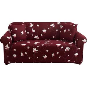 HOOBUY Printed Sofa Cover Stretch Couch Covers Patterned Slipcovers for Armchair (US-MDXJH, Armchair)