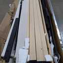 Rolanstar Queen Bed Frame with 4 Storage Drawers and Charging Station, Queen Bed with Led Lights, 2 USB & 1 Type C, Adjustable Headboard 38.9/40.10 Inches, No Box Spring Needed, White