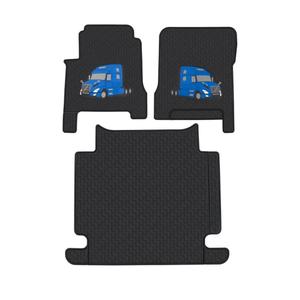 Floor Mats Compatible with Volvo VNL 760 860 (2019-23),VHD New (2019-23),VNR (2019-23),Truck Floor Mats for Volvo Accessories Heavy Duty Includes 3 PCS Set with Color Pattern