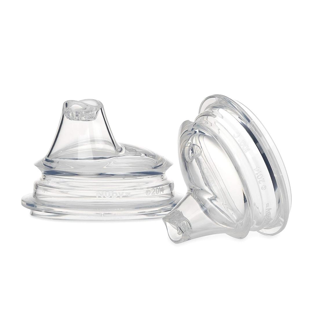 4 x Nuby 2 Piece Comfort Replacement Spout