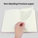 LBWCER Thank You Gifts,Notebooks for Work,200 Pages, A5 Hardcover Leather Journals for Writing,School,Travel,Business,Work,Home (Every piece Pink)