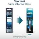 Philips Sonicare C3 Two-in-One - Genuine Replacement Electric Toothbrush Heads, White, 4 Pack One Year Supply, HX9044/65