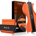 Contour Gauge (12+5 Inch) with Lock, Super Contour Duplicator Gauge Shape and Outline Tool for Woodworking Birthday Gifts for Men Dad Husband Him Tools for Men Construction Ruler Outline Angle Tool