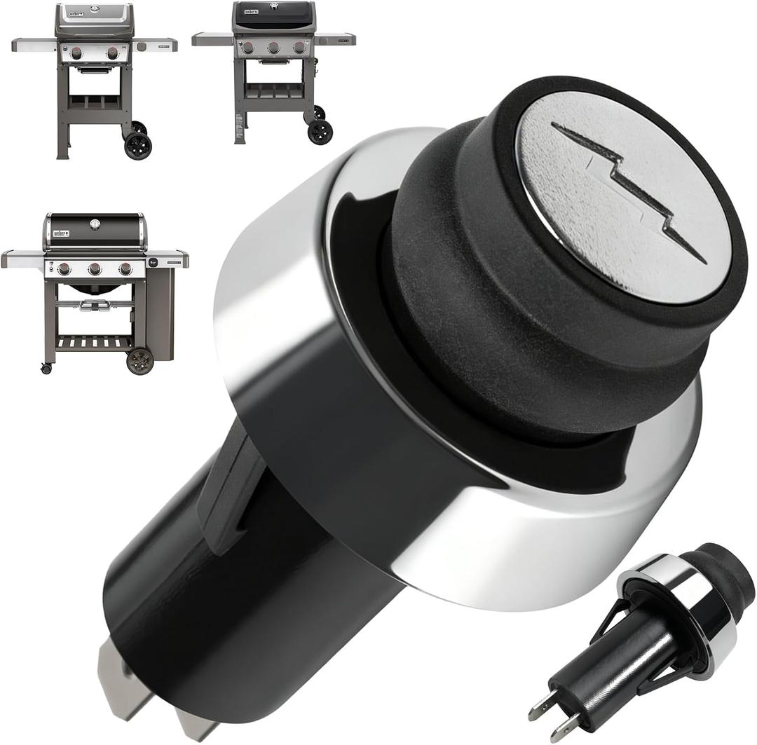 66220 Spirit 2 Igniter Switch for Weber Genesis II & Spirit II Grill GS4 Igniter Button Replacement Spirit II E310 E210 S210 S310 Electronic Ignition, Genesis 2 Grill Ignitor Replacement(2017-Newer)