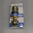 Atlas Tulip Polished Brass Bed & Bath Interior Door Handle Locking Turn-Button48