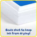 Ready 2 Learn Jumbo Washable Stamp Pad - Blue - 6.2"L x 4.1"W - Non-Toxic - Fade Resistant - Ideal Size for Baby Handprints and Footprints