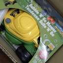 John Deere Bubble Lawn Mower for Toddlers, Bubble Blowing Machines, Indoor and Outdoor Gardening Toy, Birthday, Party Favor for Preschool Girls and Boys, No Batteries Required, 2+