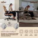 Office Chair Mat or Carpet: 36" x 48" Plastic Heavy Duty Computer Desk Mats with Lip for Low Flat and No Pile Carpeted Floor - Clear Rug Pad for Rolling Chairs Office Work Home Gaming Rectangle