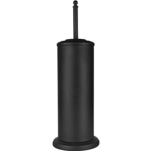 DOWRY Toilet Plunger with Holder for Bathroom,Powerful Efficient Force Suction Cup,Heavy Duty, Deep Cleaning (18.7In, Matte Black)