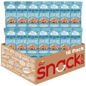 Nut Harvest, Sea Salted Whole Cashews, 2.25 Ounce (Pack of 16) (EXP 01/12/27)