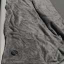 Heated Blanket Electric Throw - USB Battery Power Operated Heating Blanket for Home Outdoor Travel Use (55*32, Black)