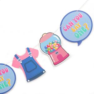Can you name one? - Enlightened Teacher Birthday Party Decorations, Bubble Gum Birthday Banner,Party Photo Prop Supplies