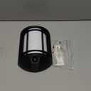 It's Exciting Lighting IEL-1300 Cambridge Battery Powered Motion Sensor LED Security Light, Black Finish