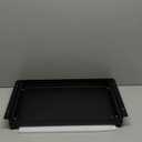 VWINDESK 19 inch Slim Under Desk Pull-Out Storage Office Mounted Sliding Metal Drawer for Standing Desk,Black