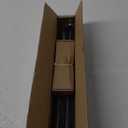 Curtain Rods for Windows 18 to 45 Inch(1.5-3.75 Feet),Black 1'' Diameter Drapery Rods with End Cap Style Design,Modern Adjustable Heavy Duty Curtain Rod,Size:18''-45''