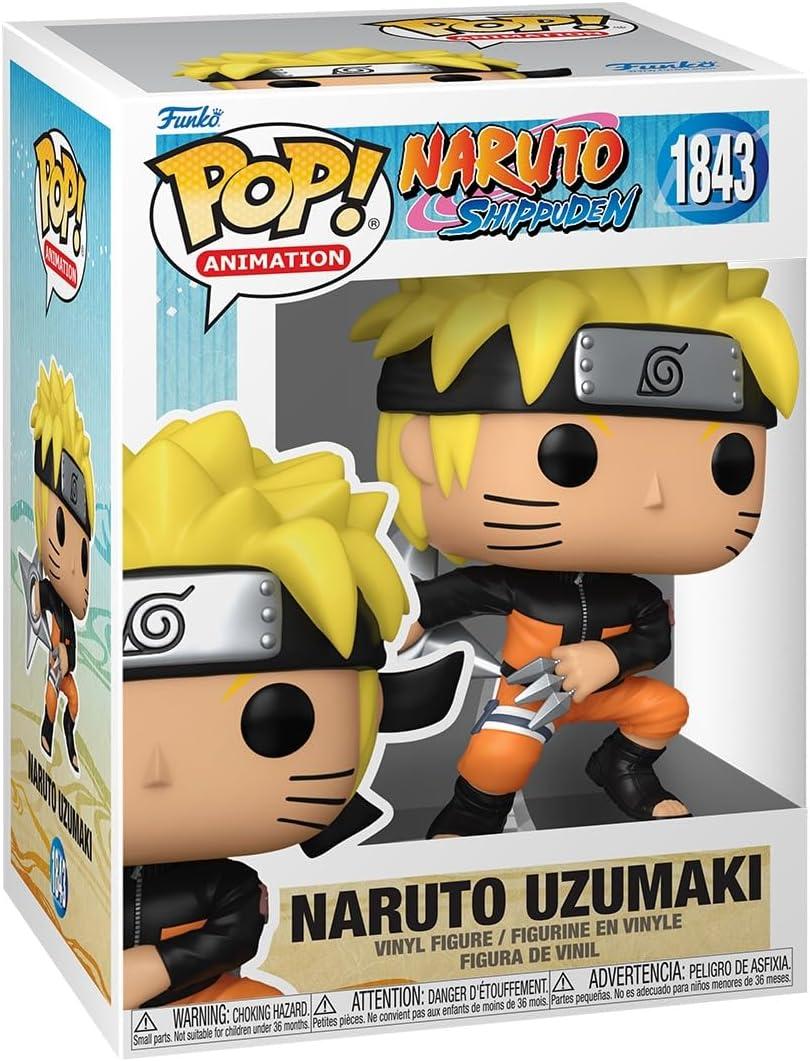 Funko POP Animation: Naruto Shippuden - Naruto - (Shrkn) - 1/6 Odds for Rare Chase Variant - Metallic - Collectable Vinyl Figure - Gift Idea - Official Merchandise - for Kids & Adults