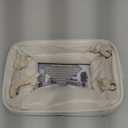 Storage Baskets for Shelves Closet Organizer Bins Clothes Storage Bins with Metal Frame Large Baskets for Organizing and Storage with Handles Collapsible Pink 1-Pack