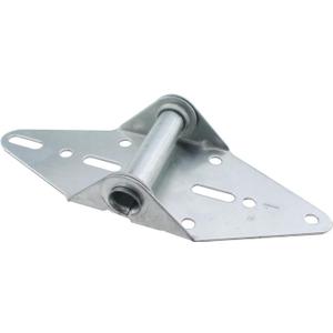 Hinge #1 Replacement Part for Light Commercial Garage Door Silver Galvanised Iron Garage Door Hinge Bracket Shaft Piece Hinge for Replacing Worn or Damaged Garage Door Hinge