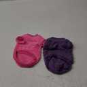 Dog Sweaters for Small Dogs Girl & Boy, Cute Puppy Clothes for Chihuahua Outfit Dog Apparel, Small, 2 Pack (Rose,Purple)