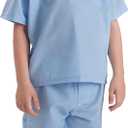 Dress Up America Doctor Scrubs For Kids - Doctor And Nurse Costume For Children (Large, Blue)