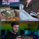 Switch 2 Grip Case for Nintendo Switch 2, Soft TPU Grip Shell with Ergonomic Design, Shockproof Anti-Scratch Cover Compatible with Switch 2 Console Accessories, Precise Cutouts Case, Black (One-Piece Black)