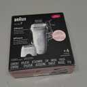 Braun Epilator Silk-pil 7, Hair Removal Device, Women Shaver & Trimmer, Wet and Dry, Wide Head, Includes Shaver Head and Trimmer Comb, SE7-041, Silver