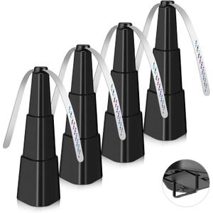 Fly Fans for Tables, Fly Fan Outdoor Indoor Keep Flies Away, Table Top Spinner with Holographic Blades, Flies Deterrent for Picnic, Restaurant, Party, Home, BBQ (4 Pack)