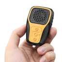 INGA Wearable Bluetooth Speaker, IP67 Waterproof Clip-on Mini Portable Speakers, Wireless Clip Speaker with Built-in Mic, Hands-Free Music and Calls for Work/Riding/Golf/Outdoor(Yellow)