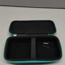 Asthma Inhaler Case, Portable Nebulizer Organizer, Travel-Ready with Mesh Pocket, Double Zippers, Silicone Handle, Kids and Adults, Stylish Green