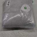 GLAMBURG 100% Cotton 2 Pack Oversized Bath Towel Set 28x55 Inches, Ultra Soft Highly Absorbant Compact Quickdry & Lightweight Large Bath Towels, Ideal for Gym Travel Camp Pool - Light Grey