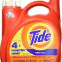 Tide He Laundry Detergent, Original Scent, 100 Loads, 146 Oz Pump Bottle