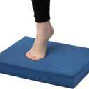 StrongTek Professional Foam Exercise Balance Pad - 15.8" x 13" x 2", High-Density TPE Foam Knee Pad, Non-Slip & Water-Resistant, for Balance Training, Physical Therapy, Yoga, and More (Blue)
