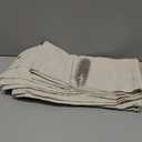 Seasonwood Linen Shower Curtain Neutral Vintage Farmhouse Linen Shower Curtains for Bathroom Boho Bathroom Decor with 12 Sturdy Stainless Steel Sliding Hangers(Beige,72x72 Inches)