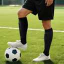 XZQTIVE Soccer Shin Guards with Shin Sleeves and Soccer Socks, Football Shin Pads Set for Kids Youth and Adult