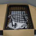 Miyawell 3-Tier Rolling Pantry Cart with Wheels, Stackable Wire Storage Floor Organizer for Kitchen Pantry Snack Shelves, Fruit Basket Stand, Vegetable Storage Rack for Food Snacks Onion Potato (3 Tier-black, 1 Pack)