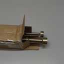 Double Curtain Rods with Aluminum End Cap and Full Surround Brackets,1"Front and 5/8" Back Rod,Adjustable between 72 to 144 Inches (6-12 Feet), Antique Bronze Double Window Drapery Rod