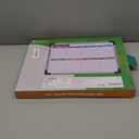 Small Weekly Calendar Dry Erase Whiteboard for Wall, 16" x 12" Magnetic Dry Erase Board, Hanging Double-Sided White Board, Portable Board for List, Kitchen, Planning, Memo, Home, Office (Red)