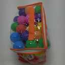 Vanland Ball Pit Balls for Baby and Toddler Phthalate Free BPA Free Crush Proof Plastic - Multicolored Pit Balls in Reusable Play Toys for Kids with Storage Bag (Bright colors)