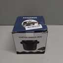 Coffee Knock Box, 4.8in Barista Style Espresso Grounds Knock Box with Removable Heavy-Duty Metal Knock Bar and Shock- Absorbent Durable and Non-Slip Base for Espresso Maker Accessories, Easy to Clean