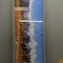 13x39 Puzzle Frame 2 Packs, Real Glass and Rustic Grey Wood Frame, Display Panoramic 13 x 39 Picture Frames - Horizontal or Vertical Wall Mounting