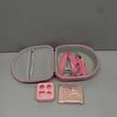 Hard Case Compatible with Yoto Mini (2024 Edition), 3-in-1 Travel Bundle: Silicone Cover + Case with Shoulder Strap (Fits Mini Player & Headphones) + Up to 10 Card Holder for YOTO Cards (Pink)