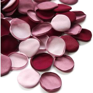 Floroom 300pcs Rose Petals Blush Faux Silk Flower Petals for Wedding Flower Girl Basket Aisle Scatter Dinner Table Centerpieces Party Confetti Bridal Shower Romantic Night Decoration