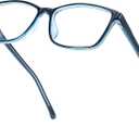IGnaef Natural Crystal Stone Lenses Reading Glasses with Clear Real Glass Lenses UV Protection