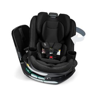 Britax Galaxy360 Slim Rotating Convertible Car Seat, 2-in-1 Rotating Car Seat for Infants & Toddlers with 360 SwivelSmooth Steel Ring, Extended Rear-Facing and ClickTight Installation Raven Black, Exp: 01/2036