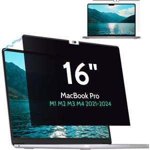 Magnetic Privacy Screen for MacBook Pro 16 Inch (2021-2025, M1, M2, M3, M4),Removable Anti Glare Blue Light Filter for Mac 16.2In Laptop Privacy Filter Shield Protector