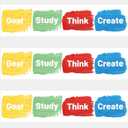 72 Feet Motivational Back to School Bulletin Borders Positive Affirmation Border for Classroom Back to School Bulletin Board Decoration